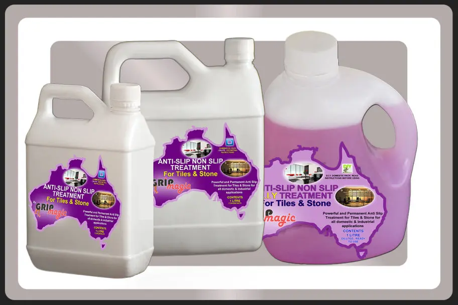 GripMagic Permanent Non-Slip Treatment for Tiles and Stone